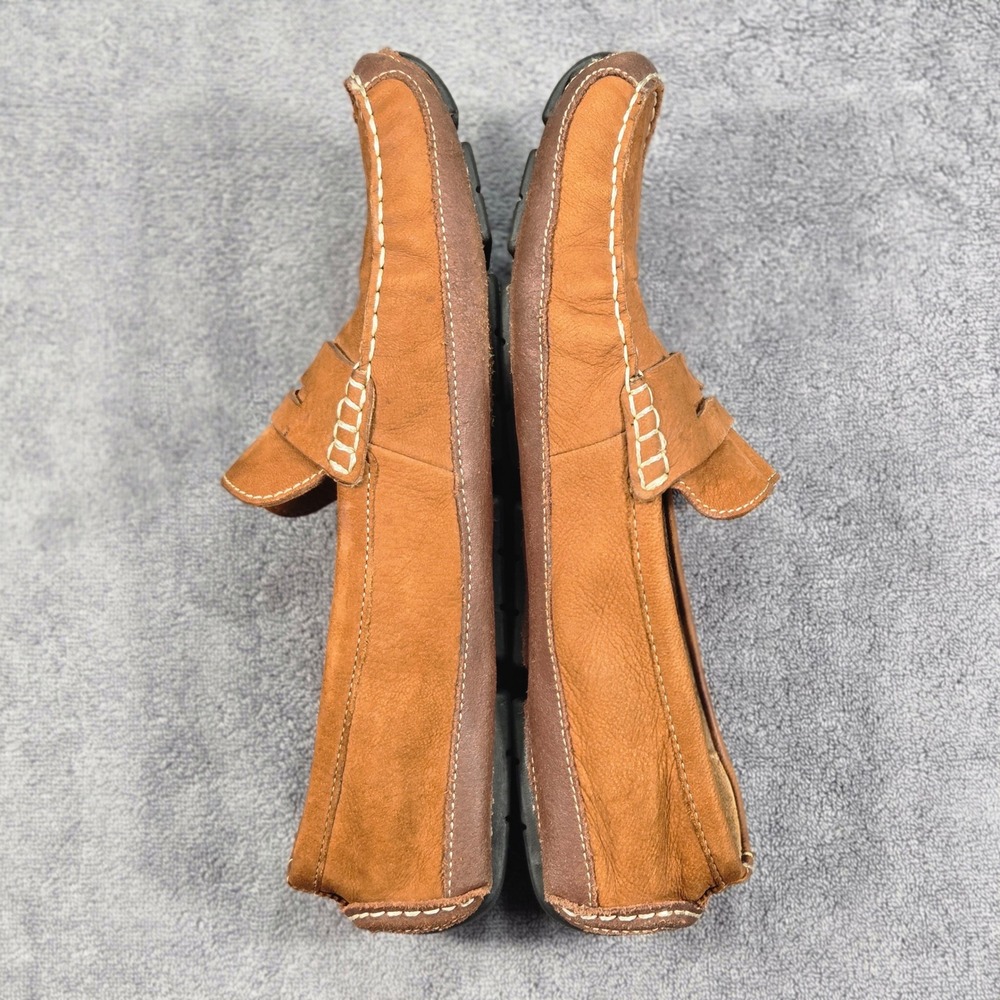 Cole Haan Penny Loafer Mens 11M Tan Good Leather Driving Moc C30966 - Picture 7 of 11